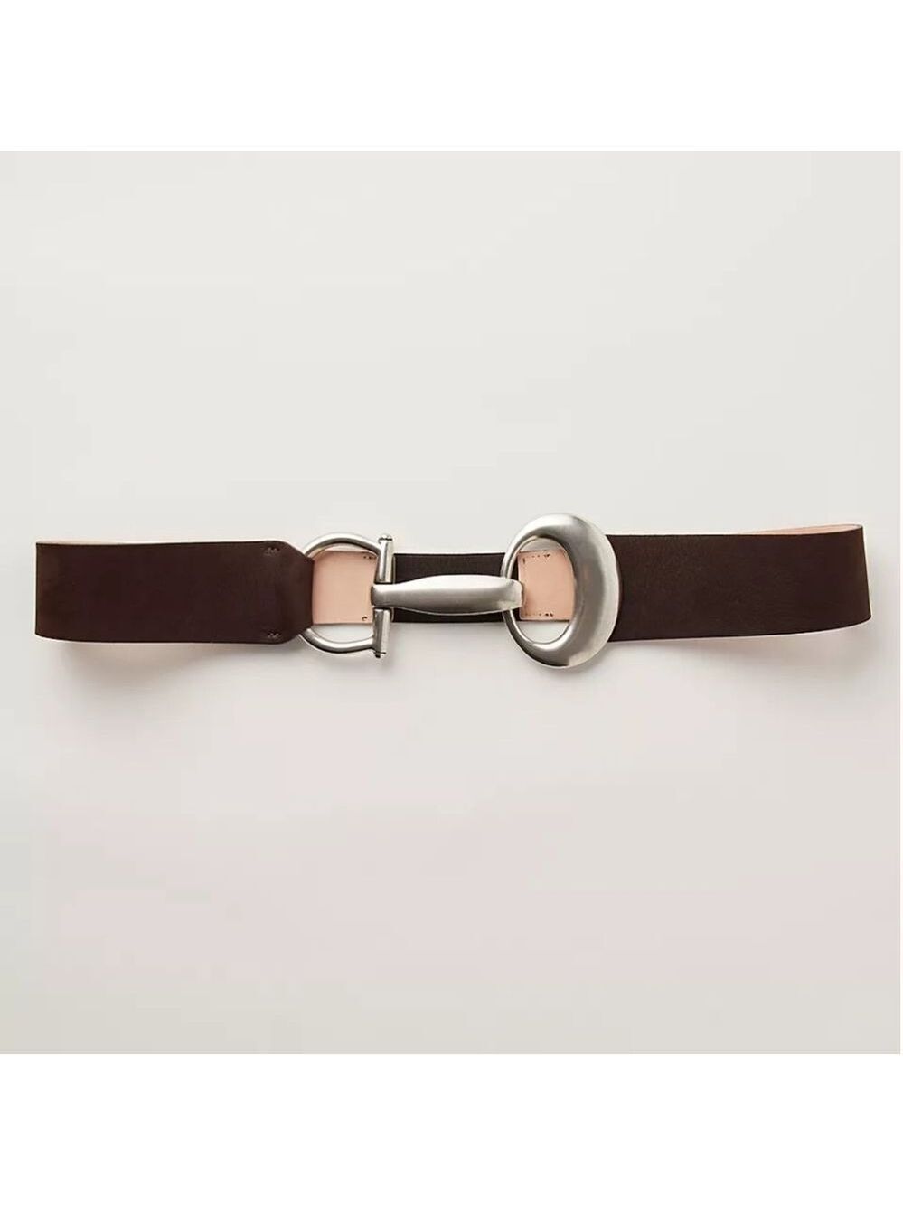 Free People Edge Of Town Belt Large Chocolate